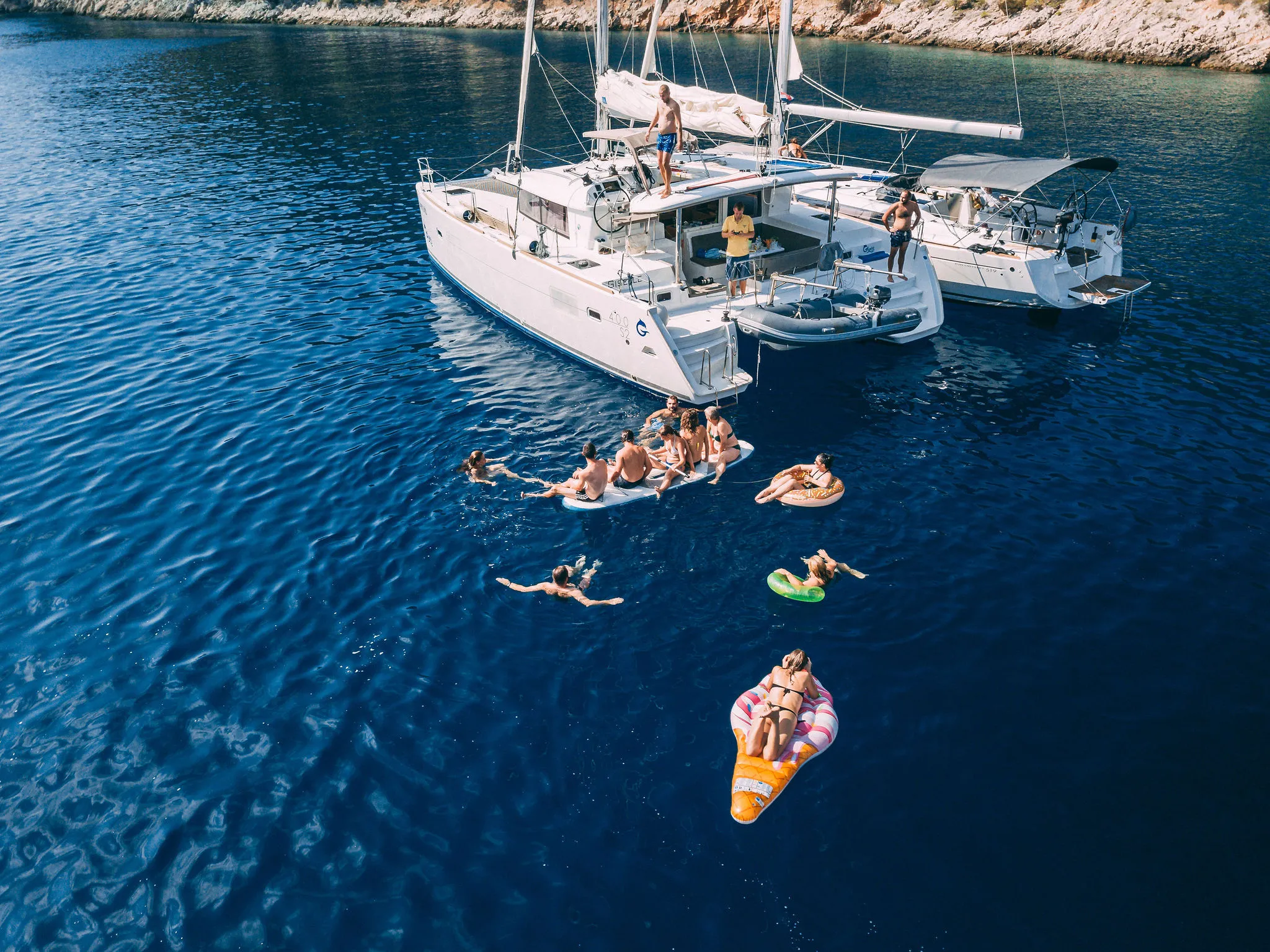 Sail Croatia — Photography Workshop on the Adriatic — aerial sailing