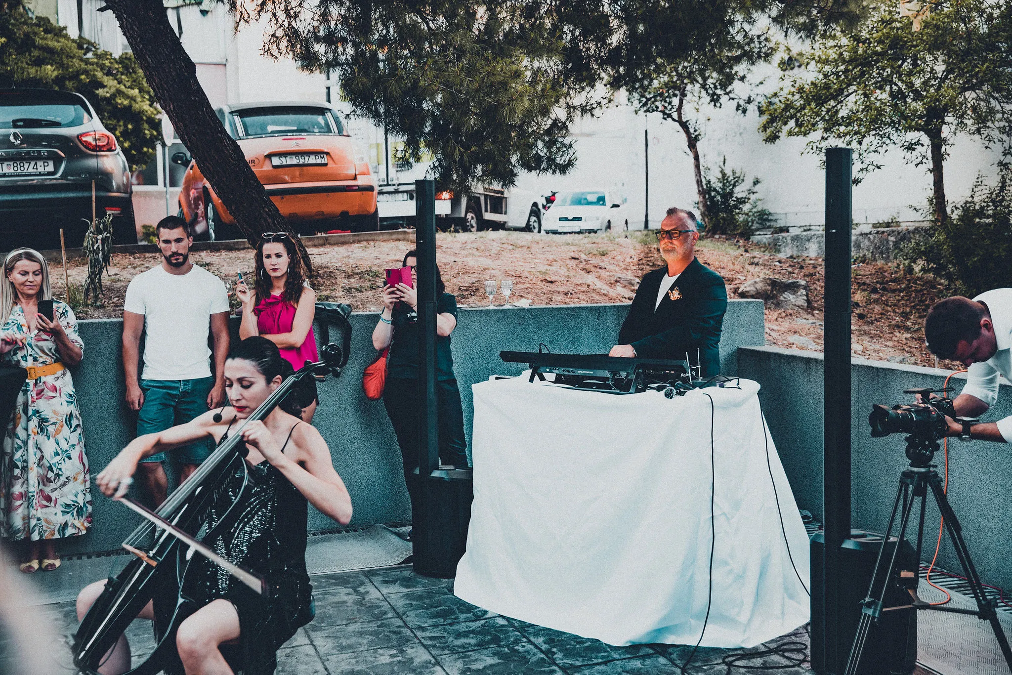 Skin Clinic Opening Party — Ana Rucner × DJ Matthew Bee — dj cellist set