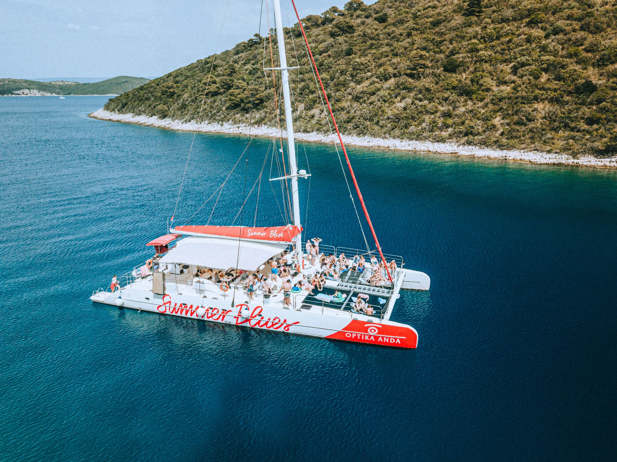 Summer Blues — Catamaran Social Media Photoshoot