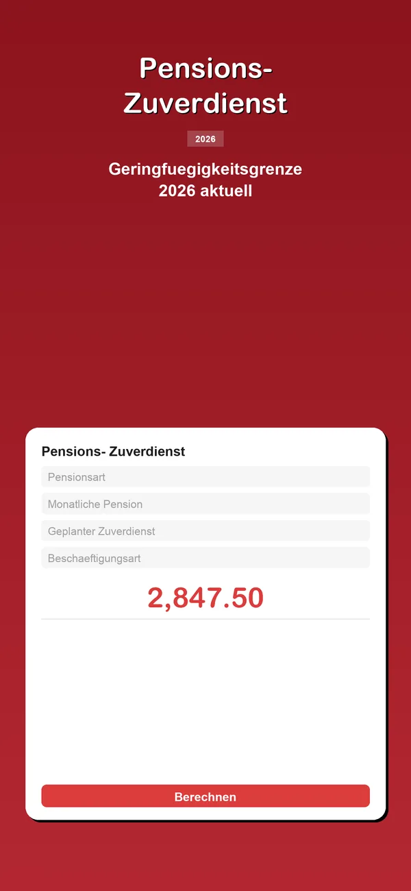 Pensionsrechner Österreich yearly overview with 13th and 14th payment