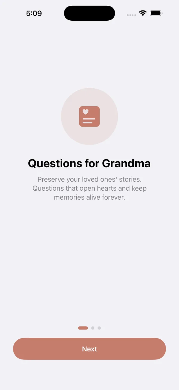 Seven categories of guided family-story questions