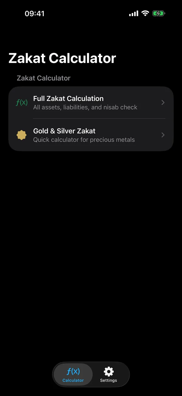 Quick gold and silver calculator with weight and purity
